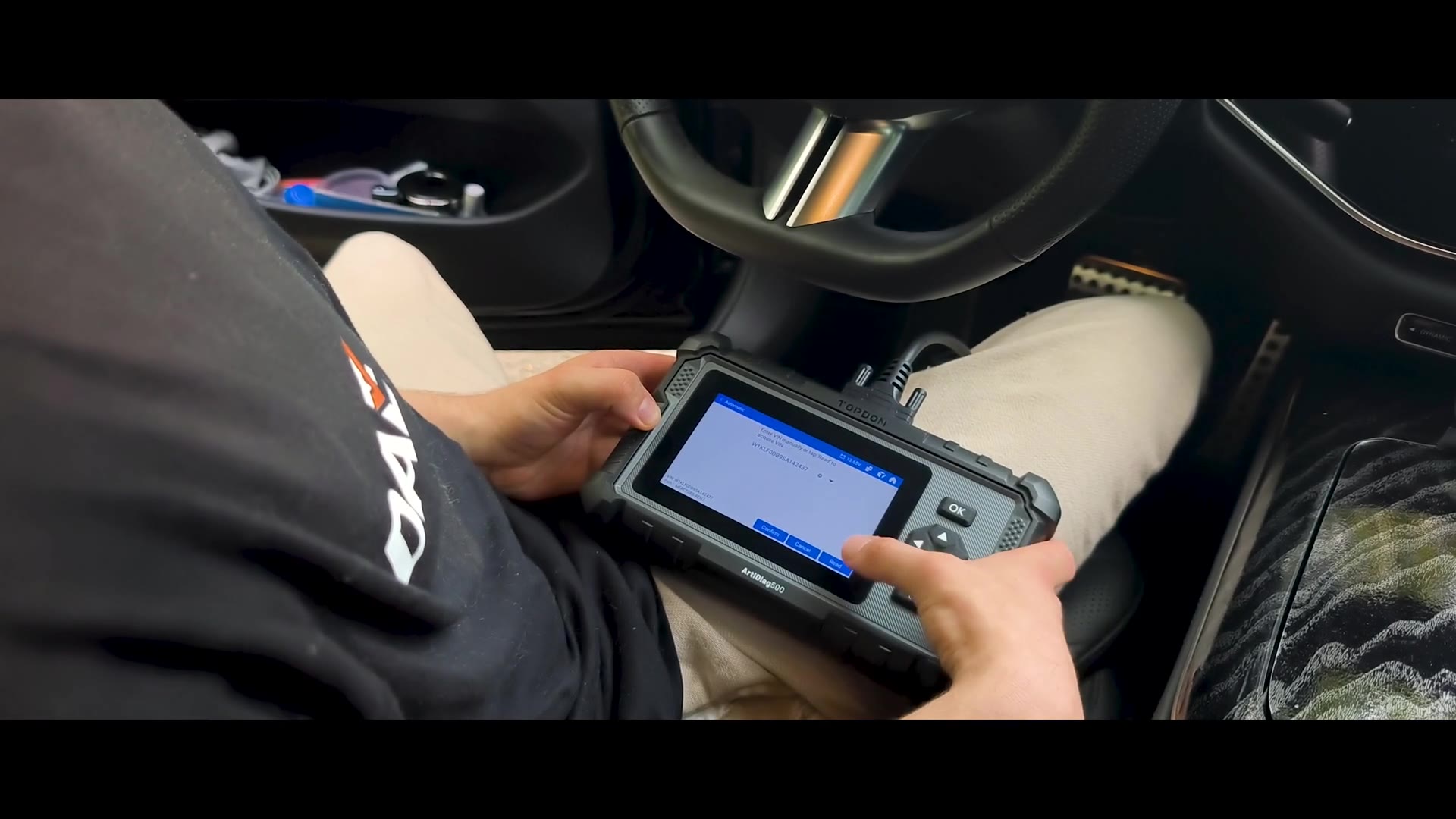 OBD computer diagnostics during an inspection